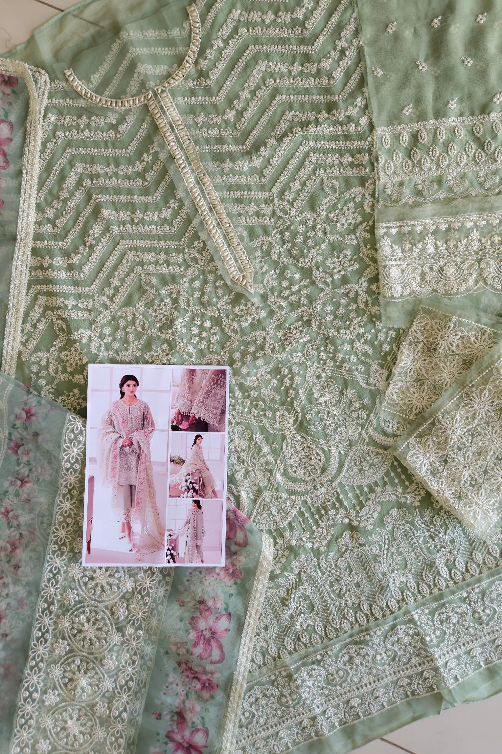 Baroque Chantelle Embroidered Chiffon Collection - CH11-01 - TC-538