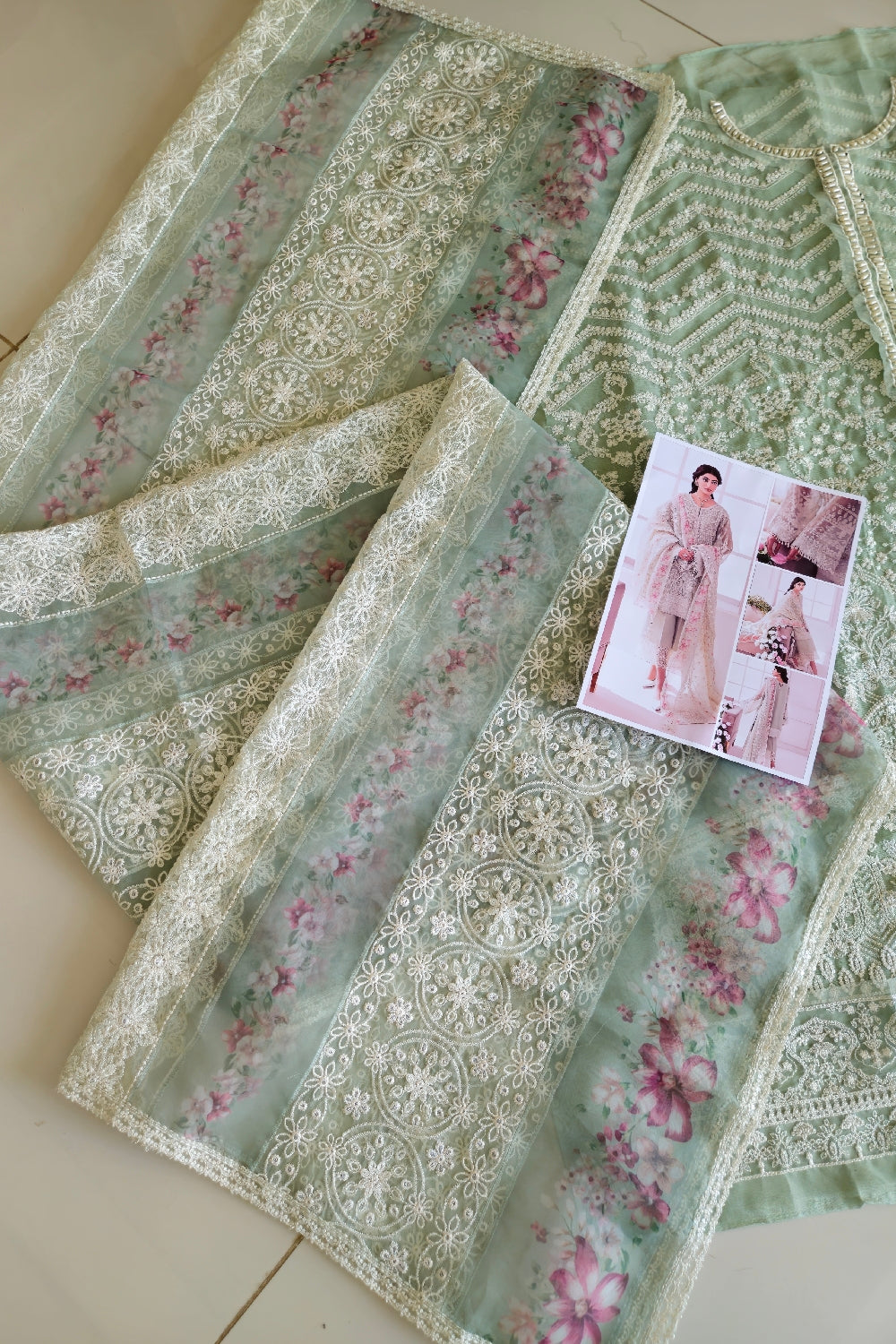 Baroque Chantelle Embroidered Chiffon Collection - CH11-01 - TC-538