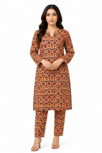 Premium Printed Pure AirJet Lawn 2 Piece Suit | Shirt & Trouser - TC-1687