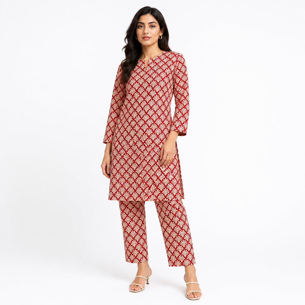 Premium Printed Pure AirJet Lawn 2 Piece Suit | Shirt & Trouser - TC-1691
