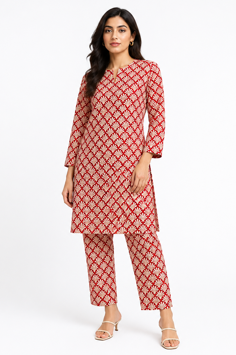 Premium Printed Pure AirJet Lawn 2 Piece Suit | Shirt & Trouser - TC-1691