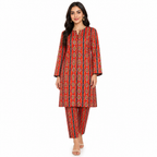 Premium Printed Pure AirJet Lawn 2 Piece Suit | Shirt & Trouser - TC-1694