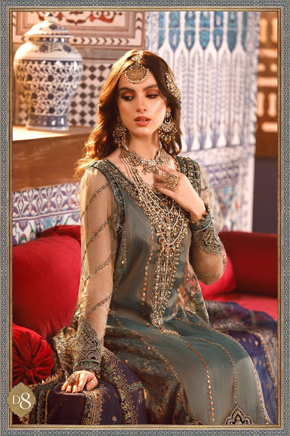 MARIA.B. Luxury Embroidered Chiffon Edition'24 -  Design 8 - TC-646