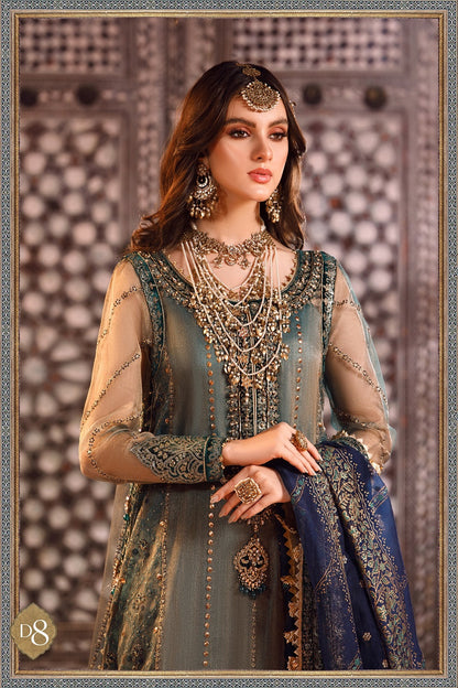 MARIA.B. Luxury Embroidered Chiffon Edition'24 -  Design 8 - TC-646