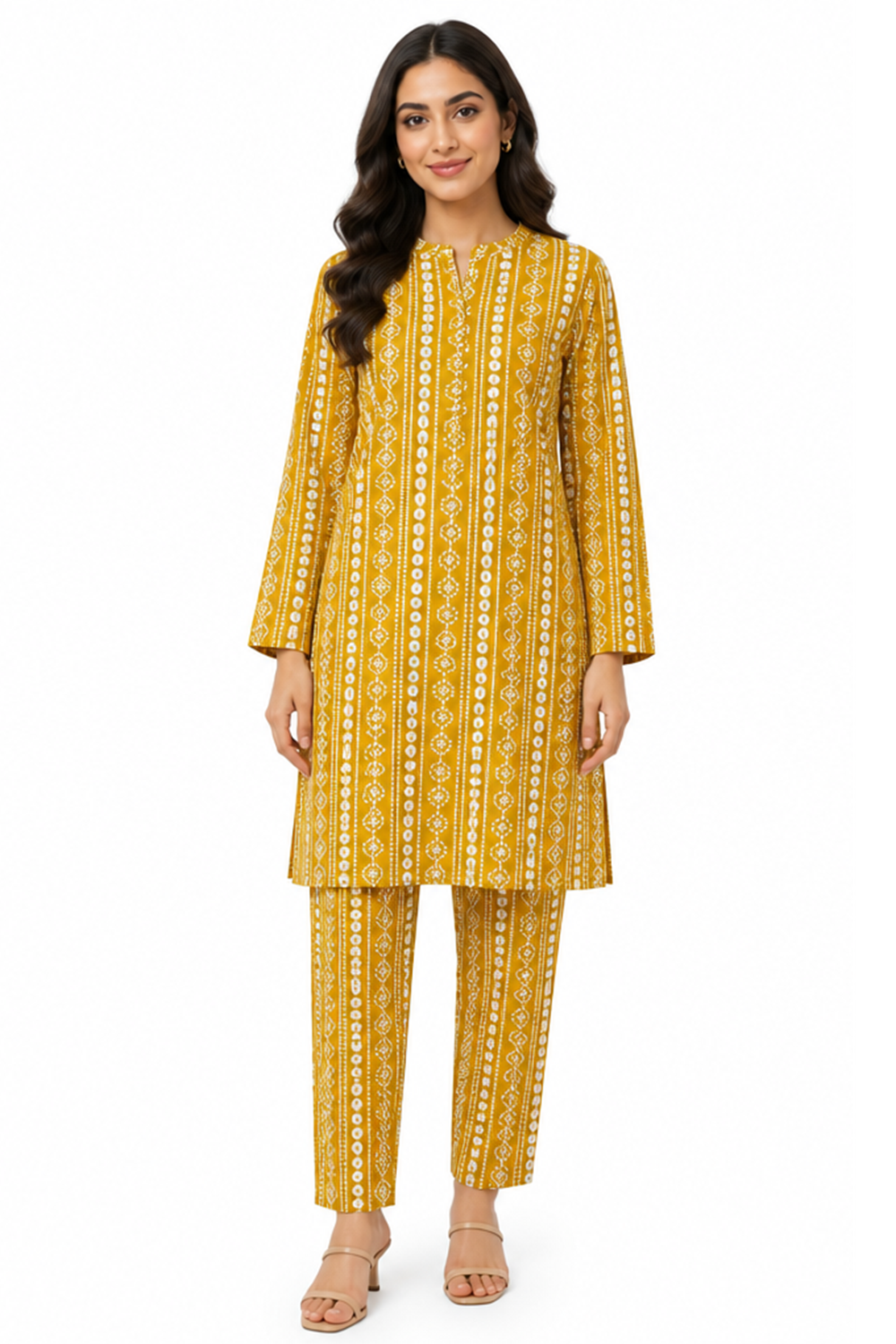 Premium Printed Pure AirJet Lawn 2 Piece Suit | Shirt & Trouser - TC-1702