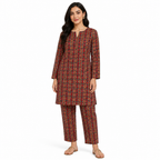 Premium Printed Pure AirJet Lawn 2 Piece Suit | Shirt & Trouser - TC-1703