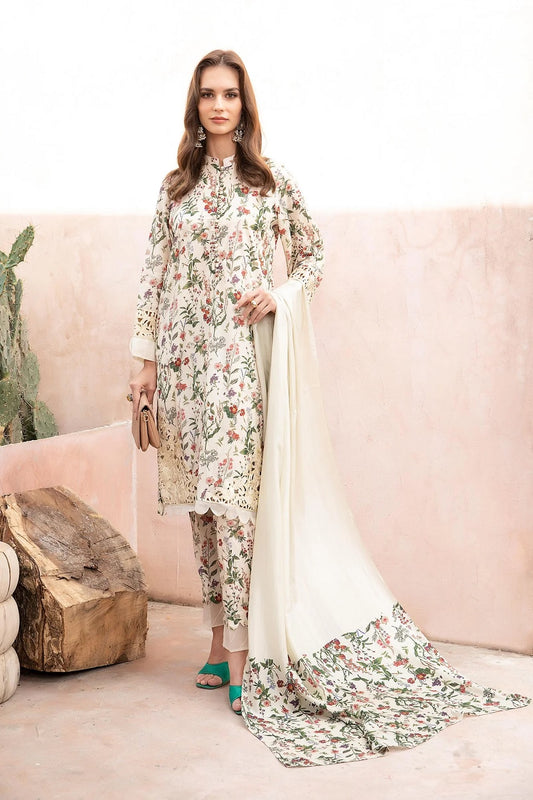 M.Prints by Maria B. - Eid Edition ’24 - Suit Beige DW-EF23-71 - TC-508