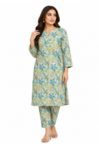 Premium Printed Pure AirJet Lawn 2 Piece Suit | Shirt & Trouser - TC-1674