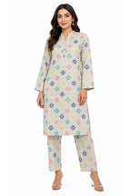 Premium Printed Pure AirJet Lawn 2 Piece Suit | Shirt & Trouser - TC-1675