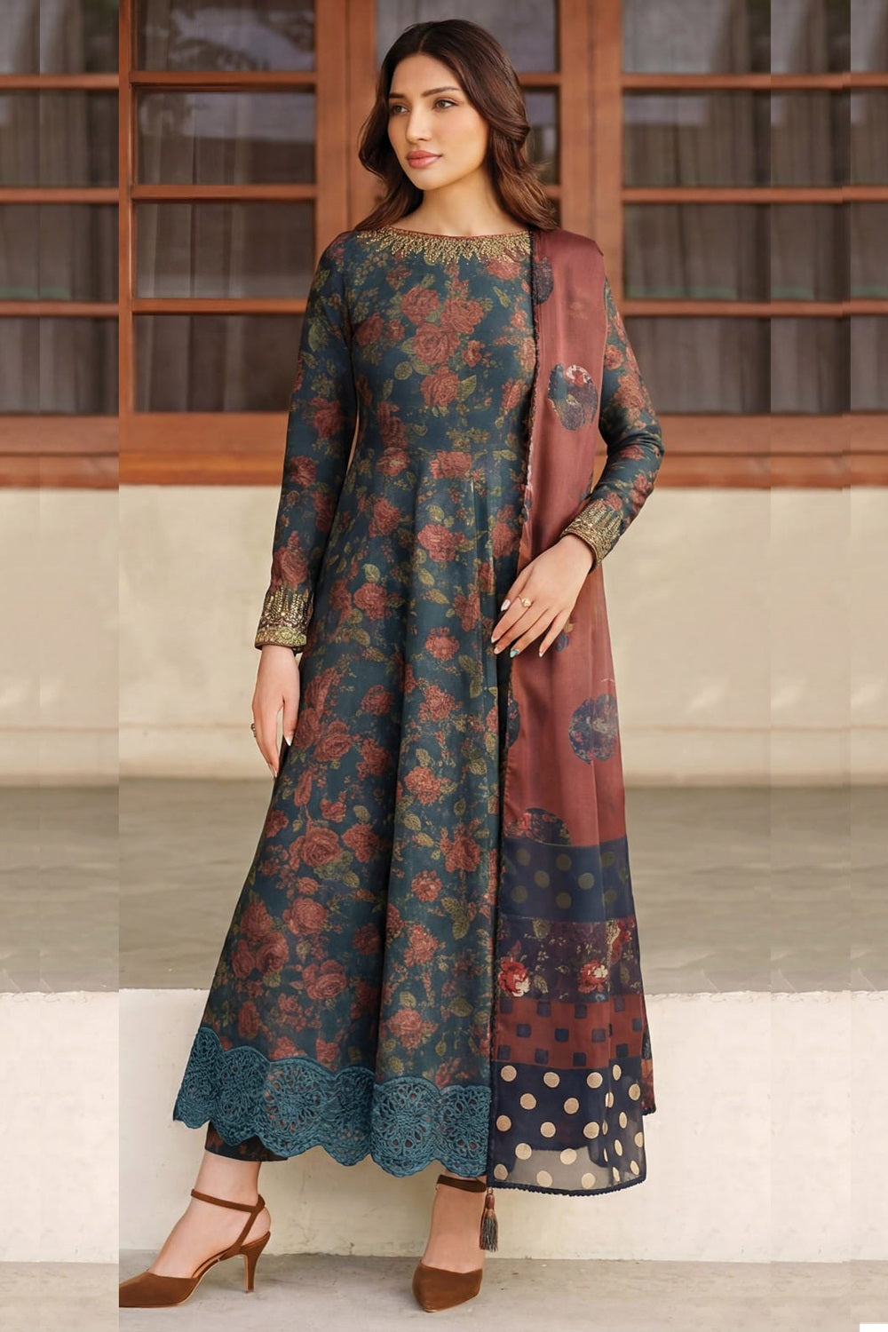 Jazmin Embroidered Premium Summer Lawn Edition - RTW-1227 - TC-1523