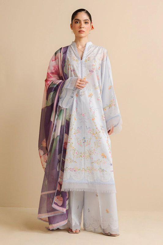 Original Factory Leftover Coco by Zara Shahjahan Digital Print Lawn - Aria-3A - TC-1310