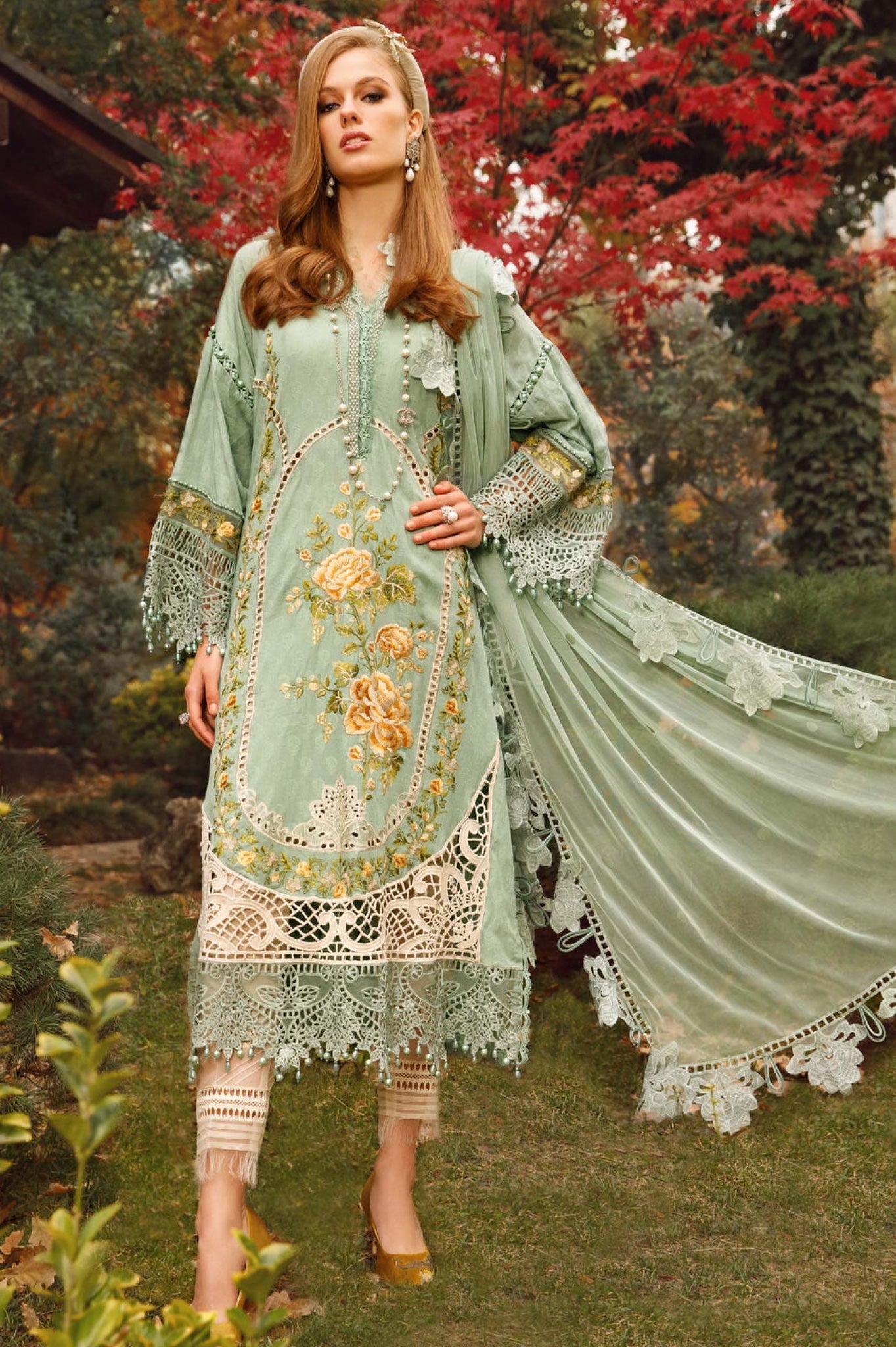 Maria.B Eid Collection Luxury Lawn SS'24 - 2B - TC-363