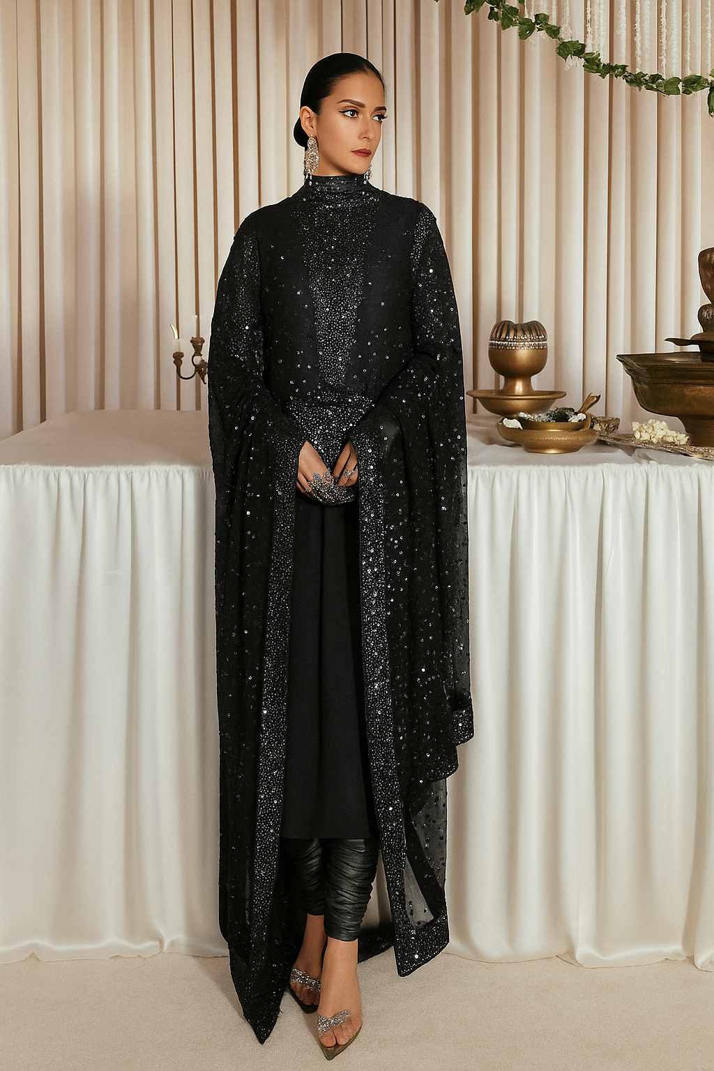 HUSSAIN REHAR HANDMADE (Moon In The Golden Cup) LUCENT - TC-782