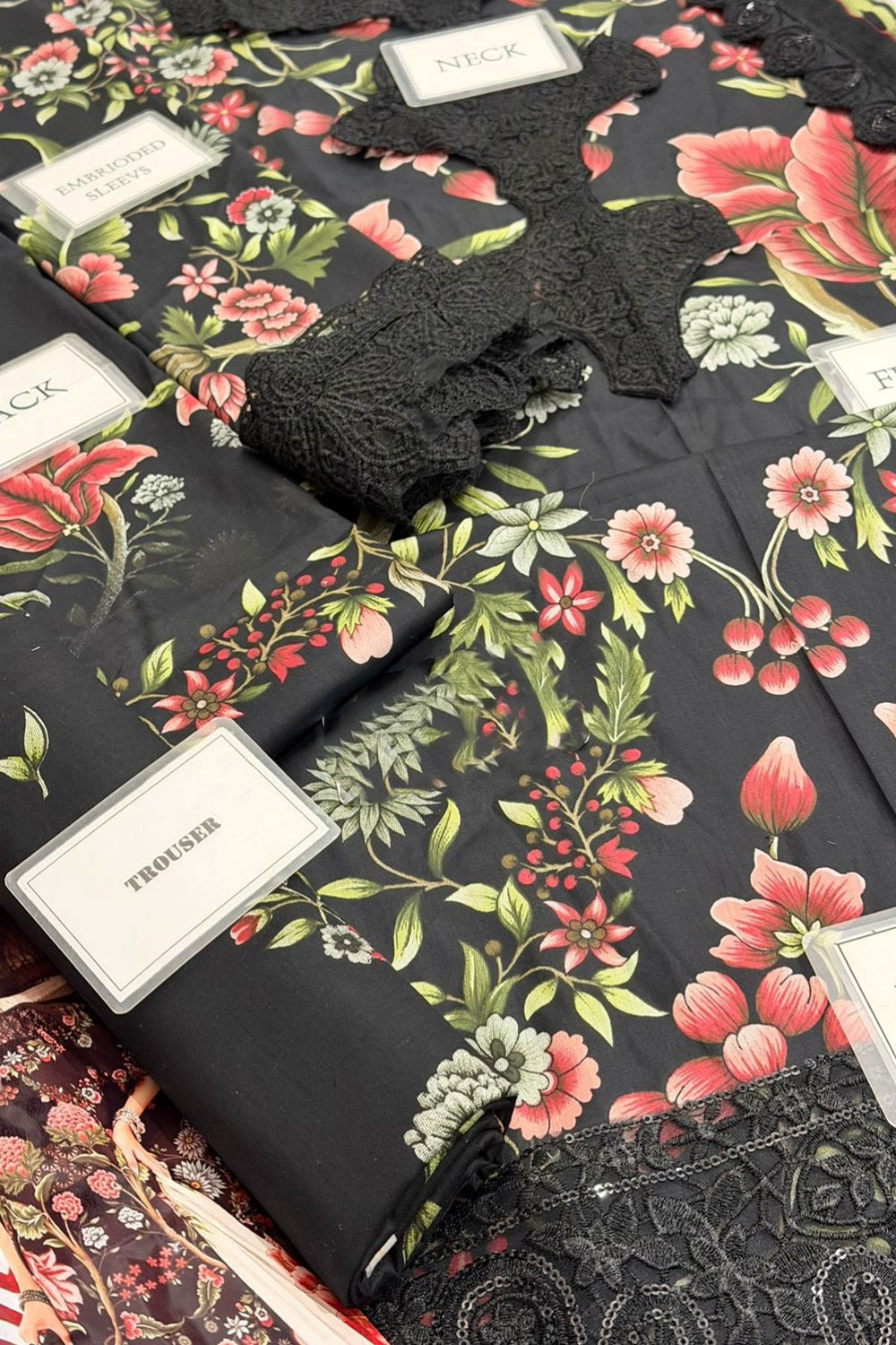 Maria.B Lawn Embroidered & Printed MPT-2709-B - TC-1486