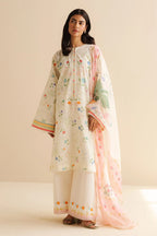 Original Factory Leftover Coco by Zara Shahjahan Digital Print Lawn - Kaia-9B - TC-1299