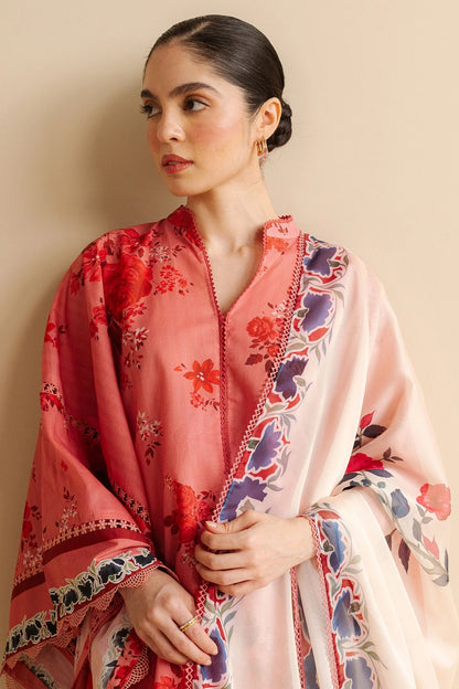 Original Factory Leftover Coco by Zara Shahjahan Digital Print Lawn - Leya-1A - TC-1314