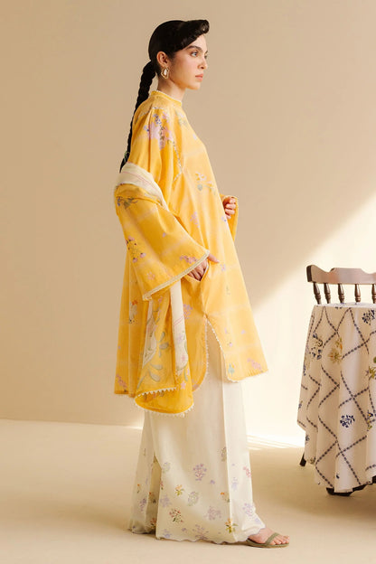 Original Factory Leftover Coco by Zara Shahjahan Digital Print Lawn - Luna-10B - TC-1296