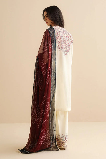 Original Factory Leftover Coco by Zara Shahjahan Digital Print Lawn - Nisa-4B - TC-1309