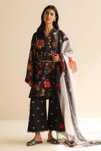 Original Factory Leftover Coco by Zara Shahjahan Digital Print Lawn - Nyra-5A - TC-1306
