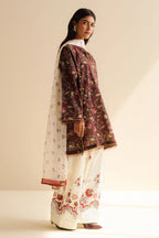 Original Factory Leftover Coco by Zara Shahjahan Digital Print Lawn - Rey-7A - TC-1302