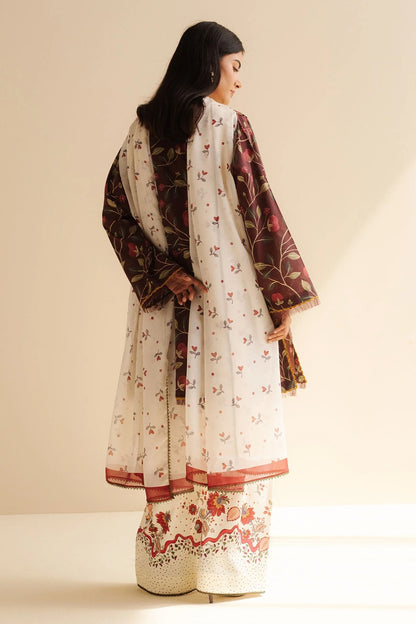 Original Factory Leftover Coco by Zara Shahjahan Digital Print Lawn - Rey-7A - TC-1302