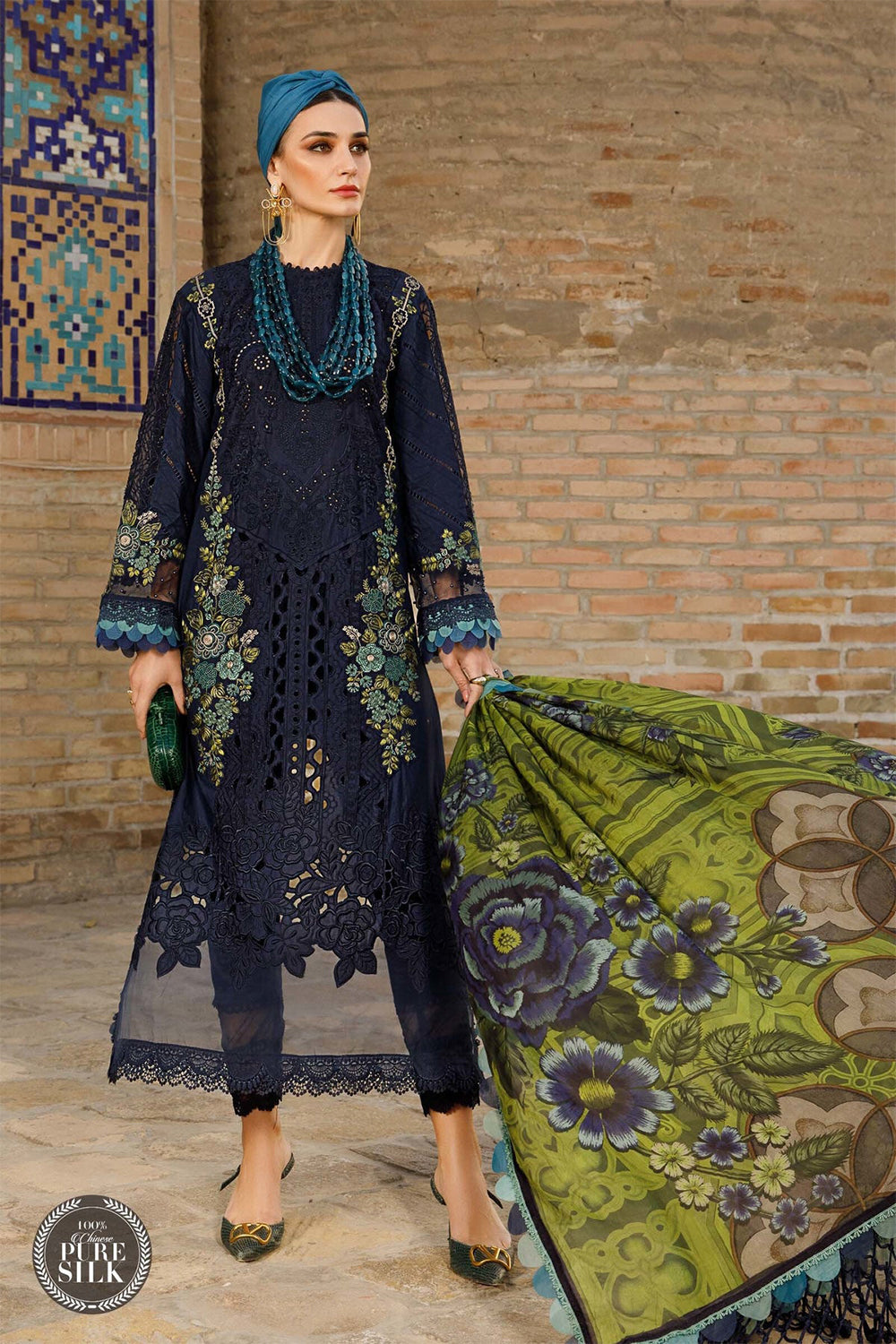 Maria.B Eid Collection Luxury Lawn SS'23 - 13 B - TC-397