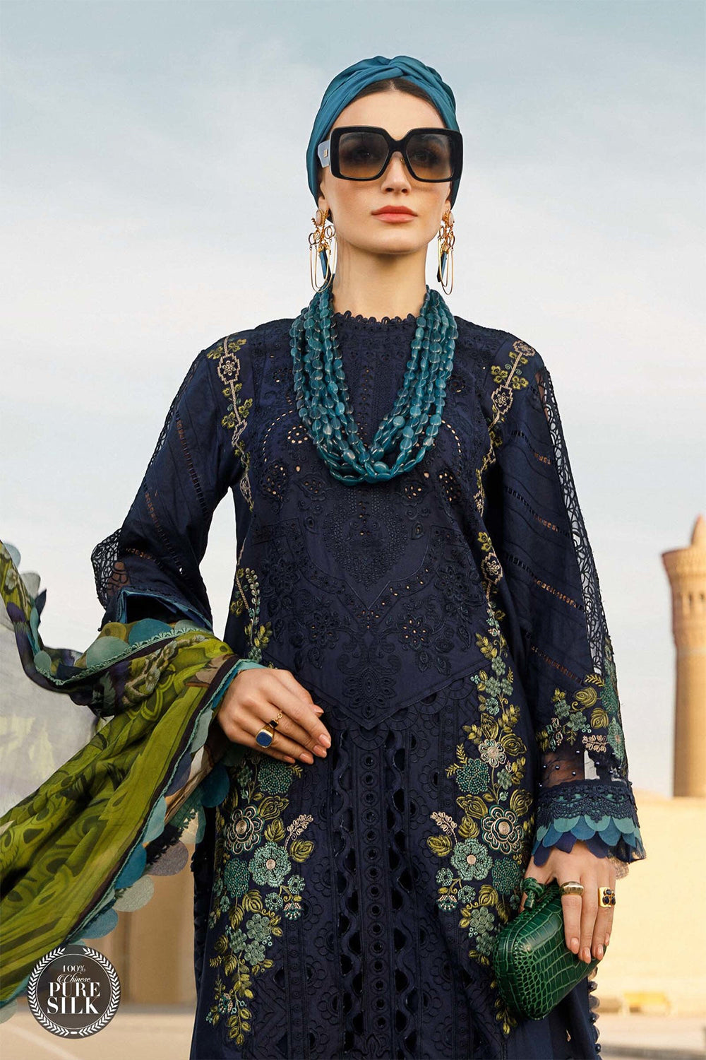 Maria.B Eid Collection Luxury Lawn SS'23 - 13 B - TC-397