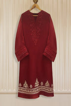 Agha Noor (Stitched) 2Pc 100% Bamber Pure Chiffon Heavily Embroidered - TC-534