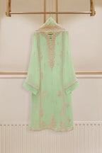 Agha Noor (Stitched) 2Pc 100% Bamber Pure Chiffon Heavily Embroidered - TC-1184