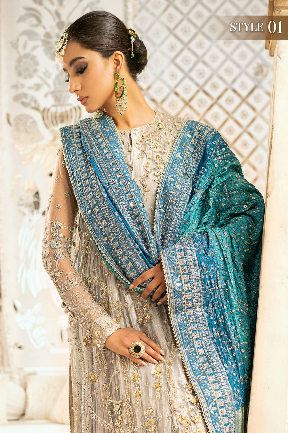 AIK Shaam - Look A2410 Luxury Embroidered Wedding Festive Edition - TC-1824