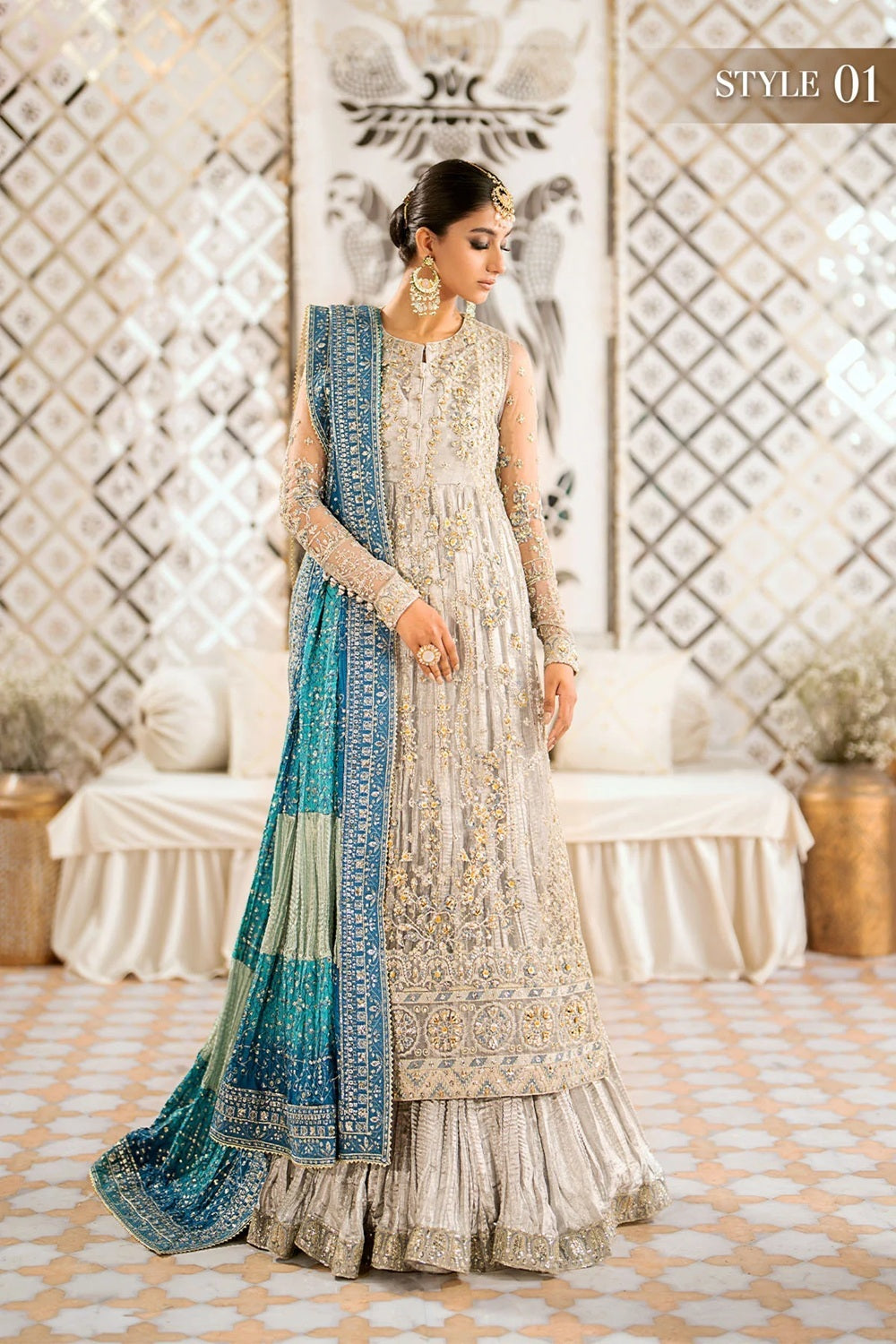AIK Shaam - Look A2410 Luxury Embroidered Wedding Festive Edition - TC-1824