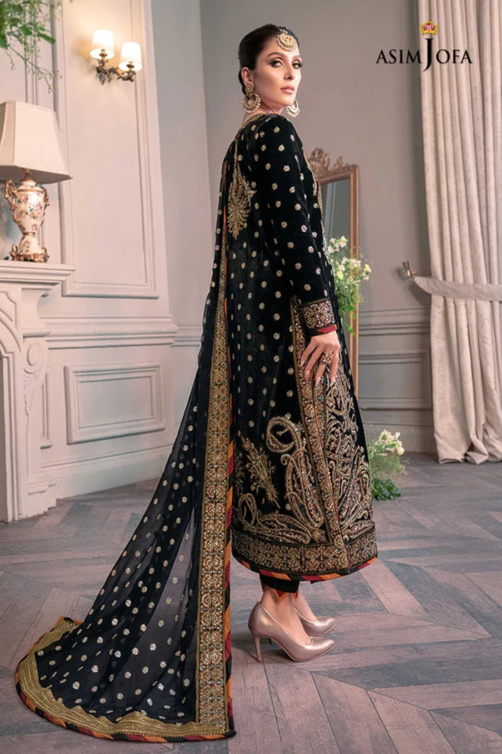 Asim Jofa - The Ayeza Edit - Royal Velvet Collection - AJAM-02 - Better Then Original - TC-631