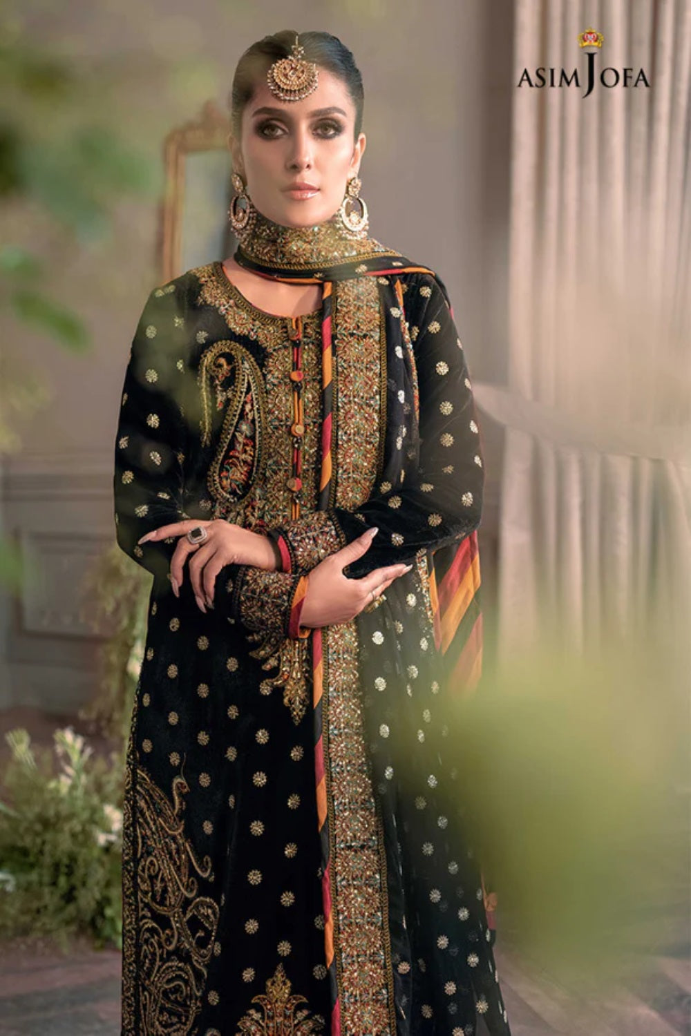 Asim Jofa - The Ayeza Edit - Royal Velvet Collection - AJAM-02 - Better Then Original - TC-631