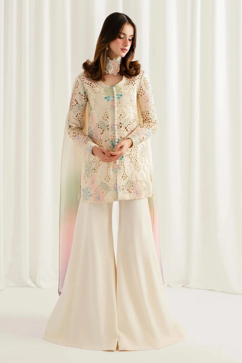 By Aleena Waqar - Floral Aﬀair Luxury MUSE Wedding Festive Wear - TC-1833