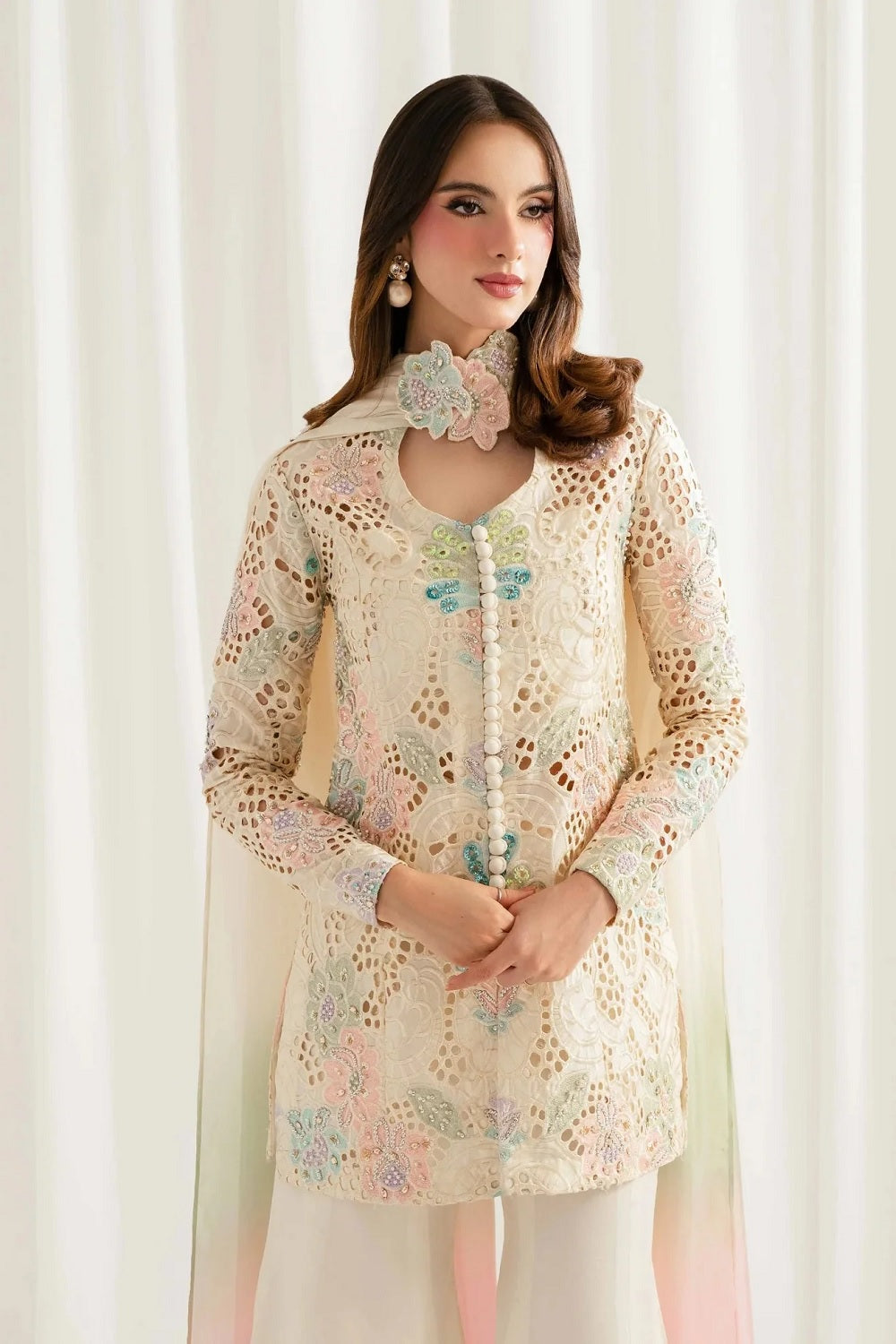 By Aleena Waqar - Floral Aﬀair Luxury MUSE Wedding Festive Wear - TC-1833