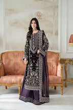 Aneelas Luxury Velvet Embroidered Formal - VT-01 - TC-1438