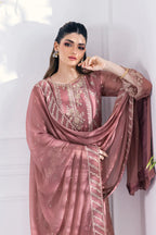 Azure | Ensembles Embroidered Lawn | CANDY BLUSH | TC-1288