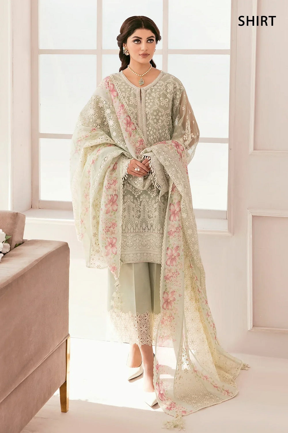 Baroque Chantelle Embroidered Chiffon Collection - CH11-01 - TC-538