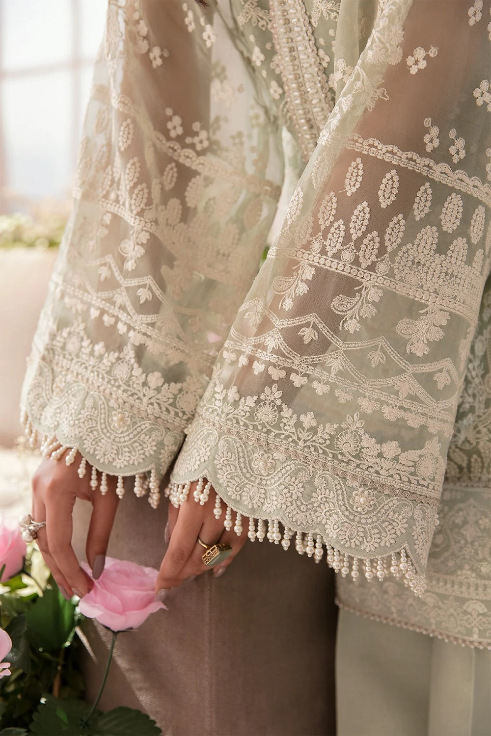 Baroque Chantelle Embroidered Chiffon Collection - CH11-01 - TC-538