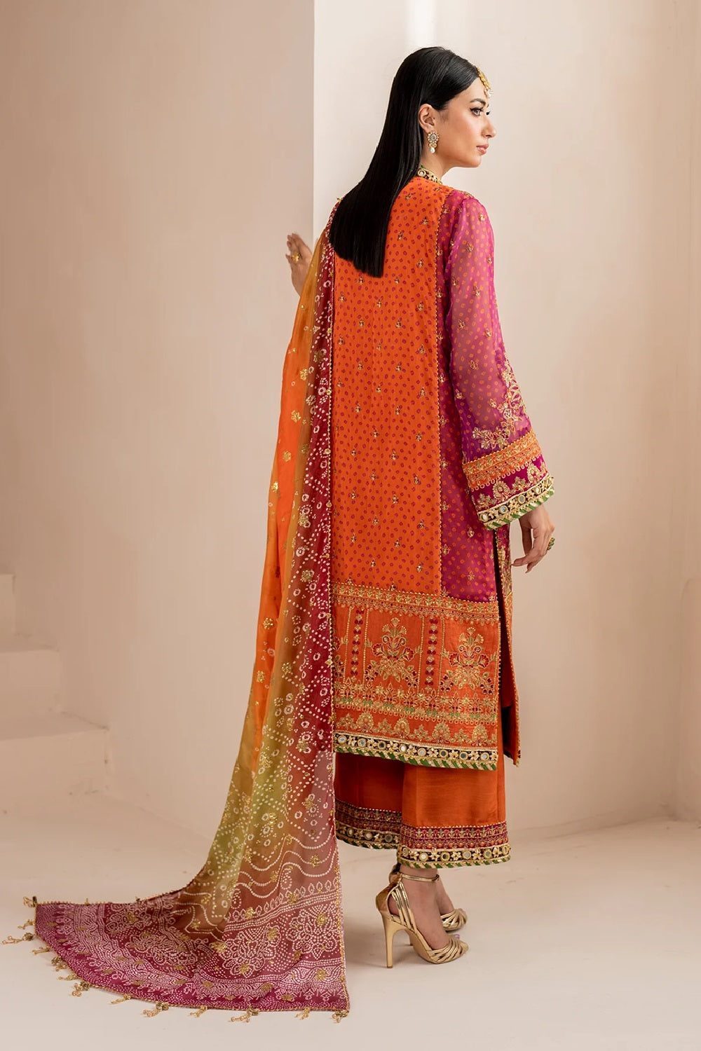 Baroque SF-706 Luxury Embroidered Chiffon Edit'26 - TC-1748