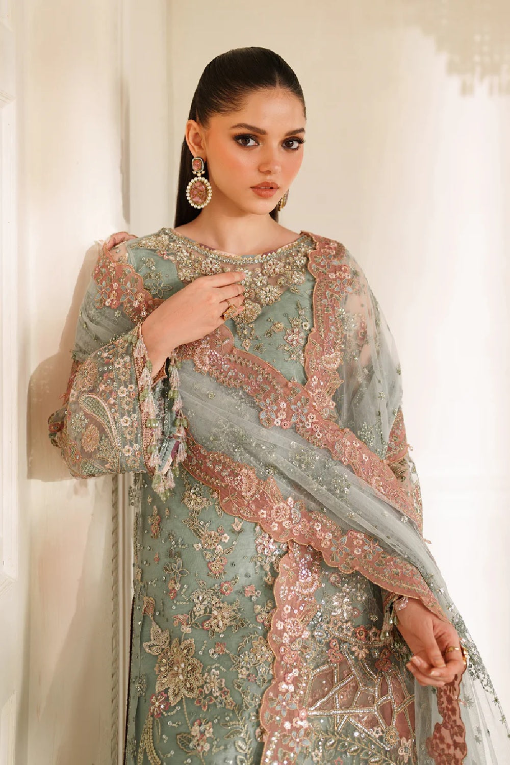 Baroque Chantelle Luxury Embroidered Chiffon CH14-06 - TC-1581