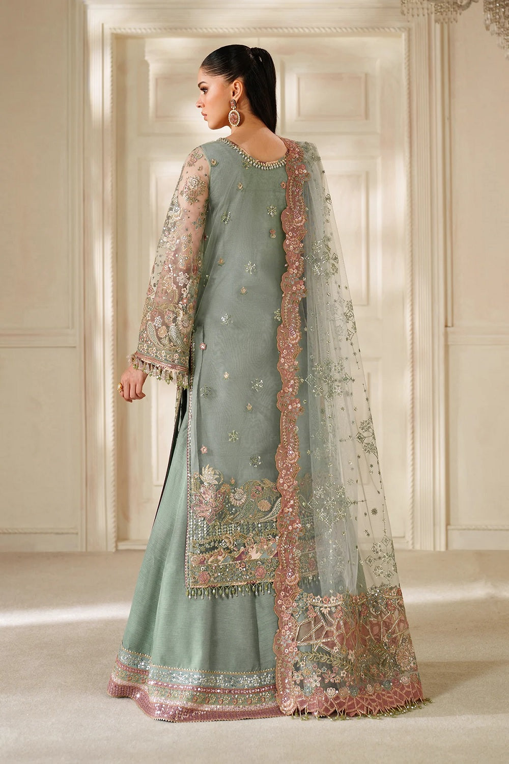 Baroque Chantelle Luxury Embroidered Chiffon CH14-06 - TC-1581