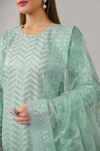 Baroque Exclusive Formal Embroidered Net UF-517 - TC-1416