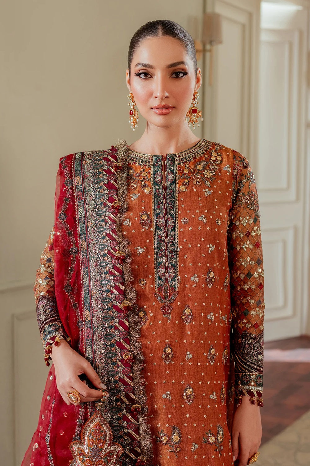 BAROQUE CHANTELLE LUXURY EMBROIDERED CHV-13 D-01 - TC-1166