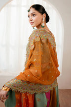 Baroque Luxury Embroidered Silk Maxi SF-4036 - TC-1406