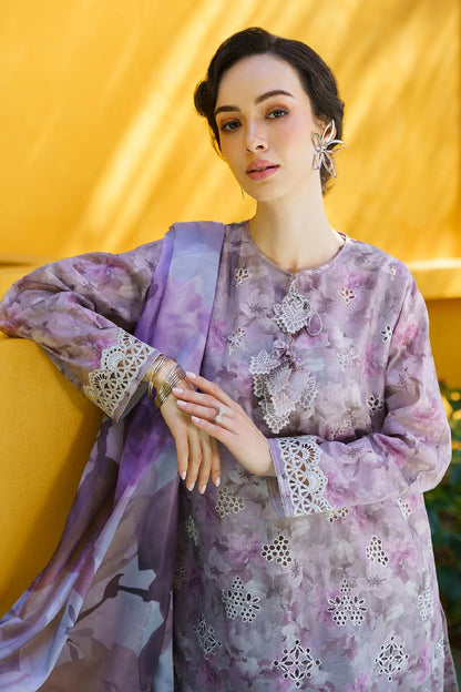 Baroque Luxury Embroidered Printed Lawn'25 UF-579 - TC-1317