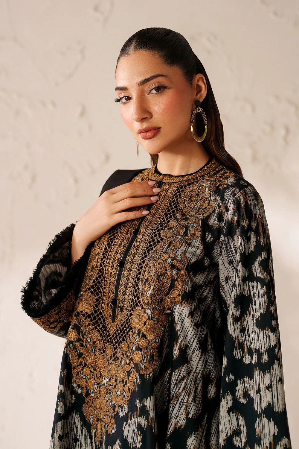 Baroque Printed Embroidered Lawn'26 - UF-4289 - TC-1530