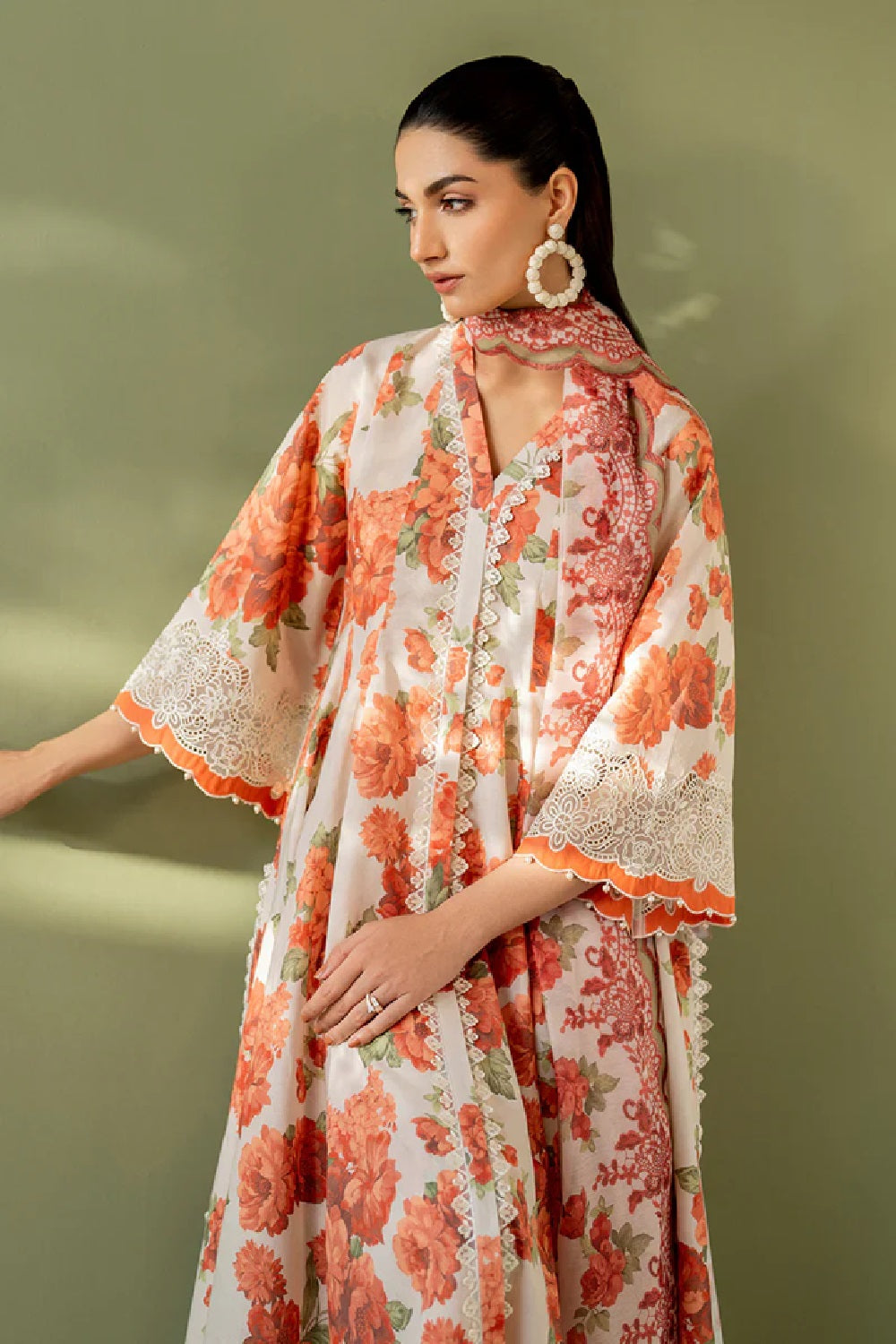 Baroque Printer & Embroidered Summer Lawn Edition - TC-1491
