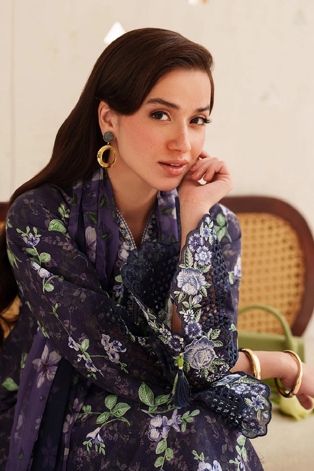 Baroque Printed Embroidered Lawn SF-4405 - TC-1583