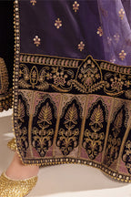 Baroque Festive Velvet Embroidered Collection - UF-420 - TC-674